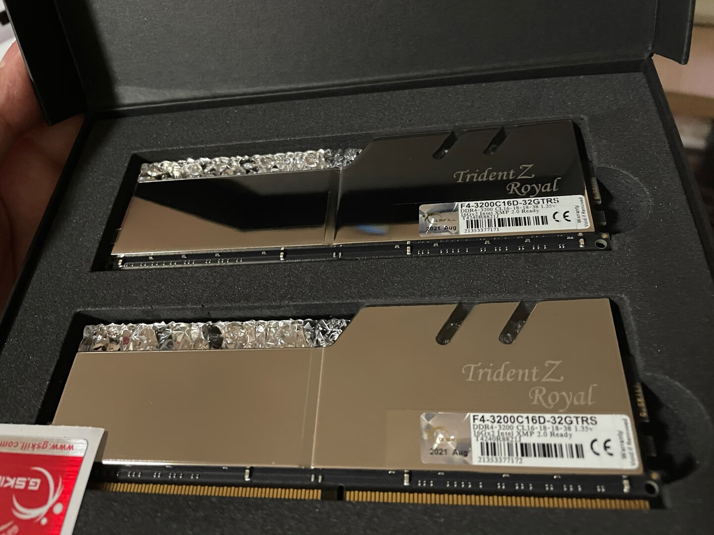 芝奇皇家戟16gbddr43200f43200c16d16gtrs点评