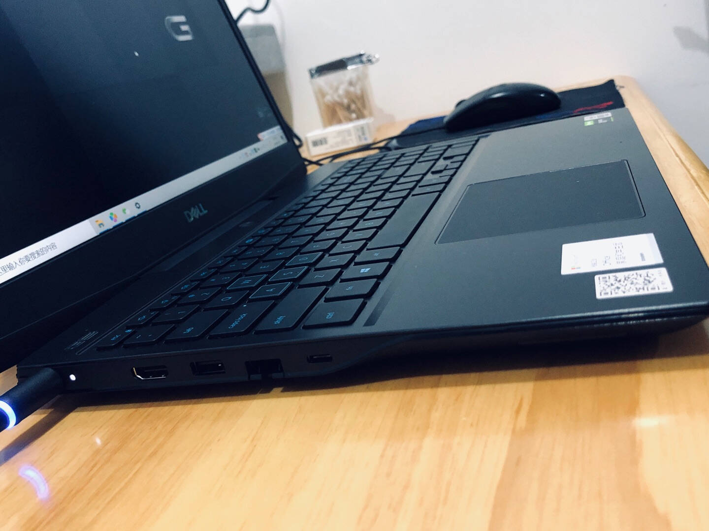 戴尔(DELL)游匣G1515.6英寸游戏笔记本电脑(11代英特尔酷睿i7-11800H16G512GRTX3060165Hz100%sRGB)黑