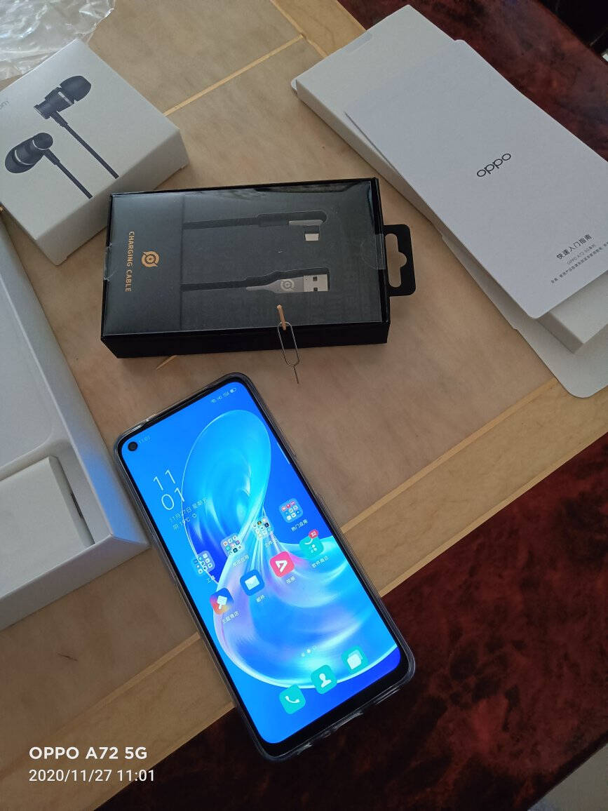 OPPOA72双模5G90Hz灵点屏大电池18W快充后置三摄AI美颜拍照视频手机4GB+128GB氧气紫
