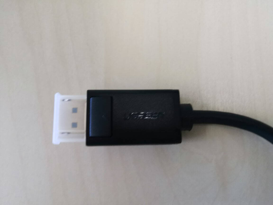 绿联(UGREEN)DP转HDMI转换器线4K高清DisplayPort公对母转接头笔记本电脑台式机接显示器投影仪40363