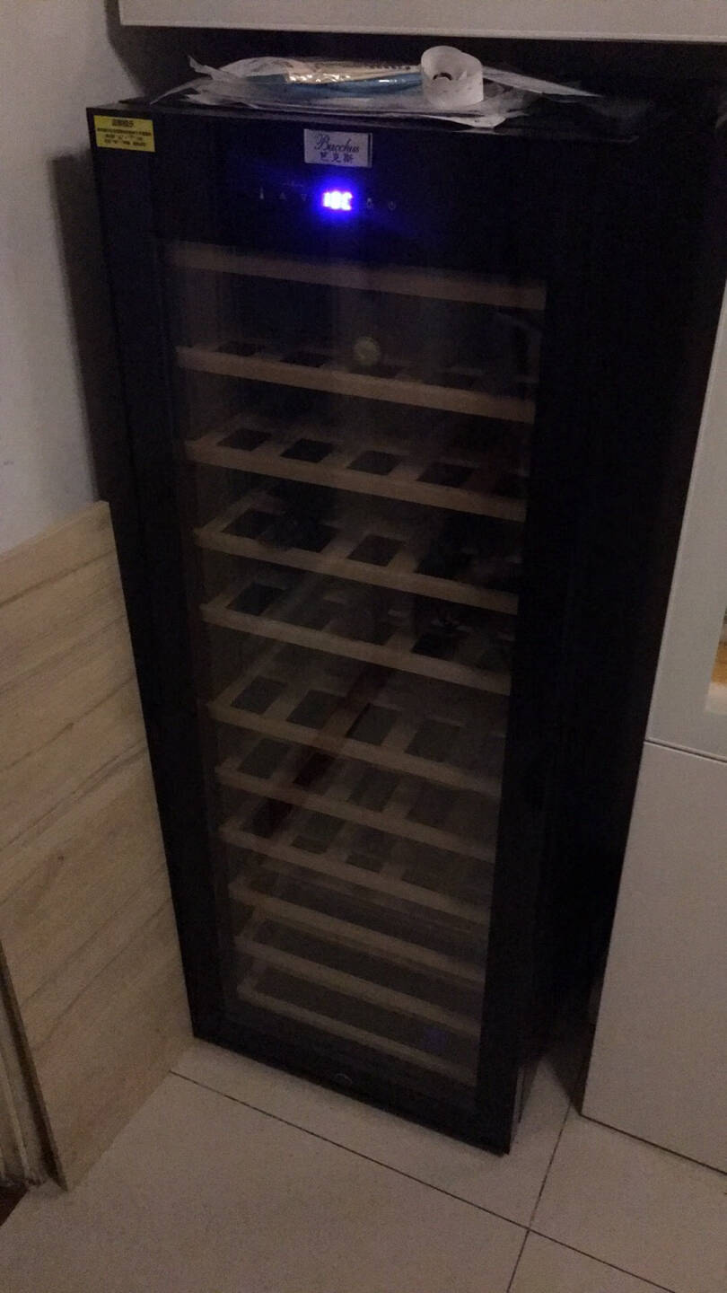 芭克斯(Bacchus)红酒柜恒温酒柜家用大容量藏酒柜葡萄酒恒温柜紅酒櫃风冷挂杯YH-72YH-50榉木层架
