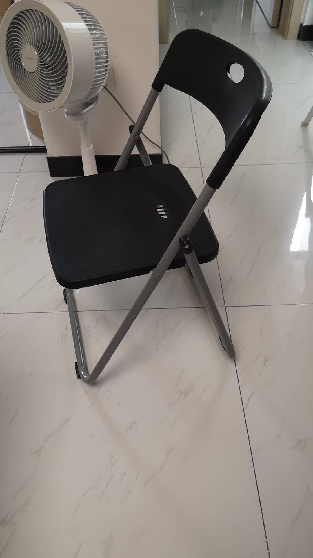 星恺（XINGKAI）折叠椅子家用办公电脑椅休闲靠背椅XK1029黑色