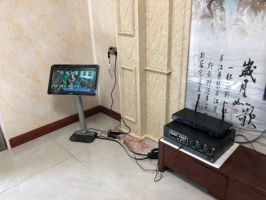 【万元音效】炫宝迪X8家庭影院ktv音响套装点歌机一体机家用卡拉ok会议室功放音箱语音点唱机台双系统10寸音响套装22寸电容屏2TB(百万歌库)