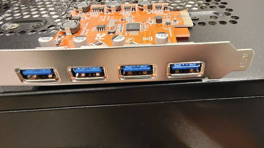 EB-LINK台式机PCI-E转USB3.0扩展卡瑞萨(NEC)芯片支持小机箱电脑内置四口USB转接卡HUB集线卡免供电