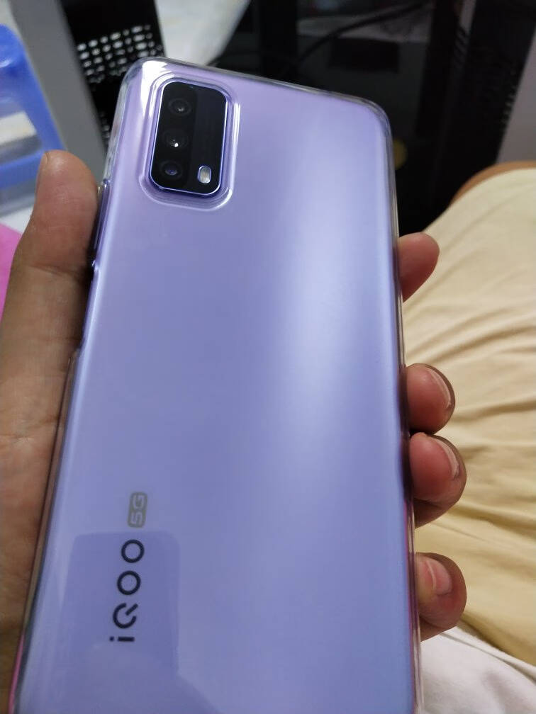 vivoiQOOZ1x水漾白6GB+128GB骁龙765G120Hz竞速屏5000mAh超大电池双模5G全网通手机iqooz1x