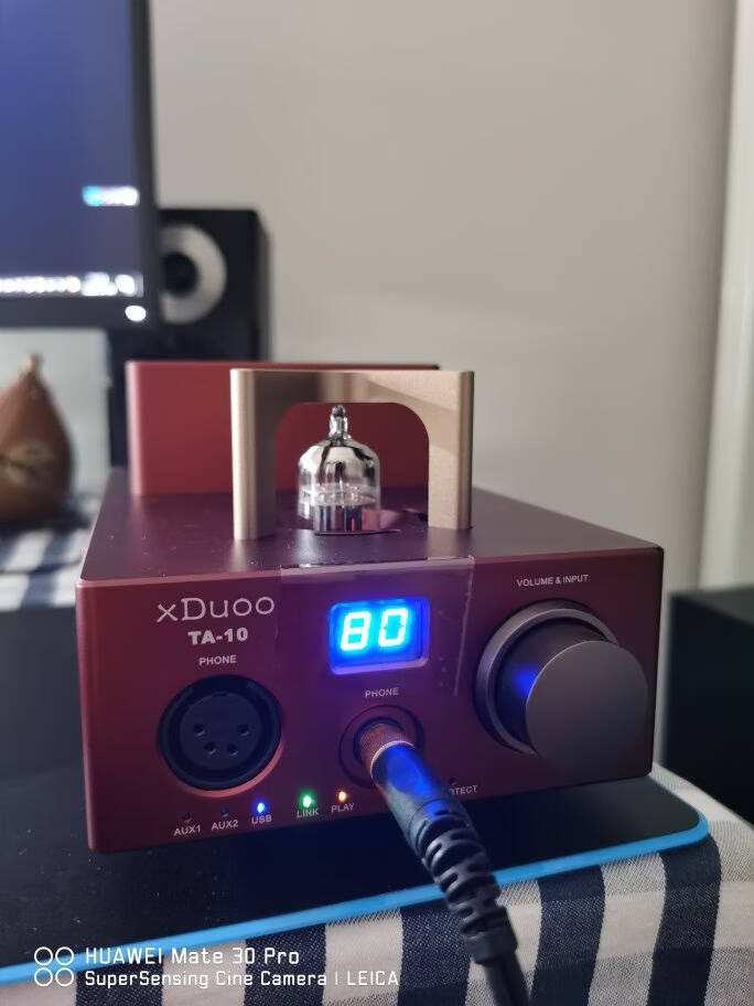 XDuoo乂度TA-10/TA-10R电子管耳放一体机USB胆管胆机解码胆机电子管耳机放大器台放TA10雅紫【低于5折立省1000元】