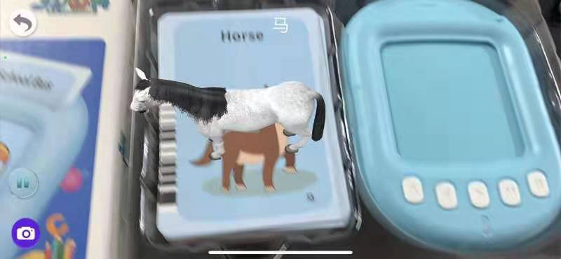 至诺小天才儿童早教卡片机插卡式学习机双语学习英语单词拼音识字1-9岁幼儿学前教育益智启蒙玩具早教机M2旗舰版蓝【100张卡片+魔法AR+闯关答题】插卡即读+无需联网+中英文同步+双语词汇解读