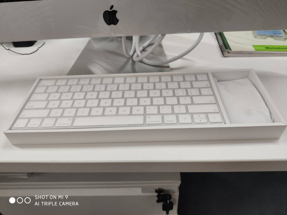 AppleiMac【硬盘更新】21.5英寸4K3.0GHz六核八代i58G/256G/RP560X一体式电脑主机MHK33CH/A