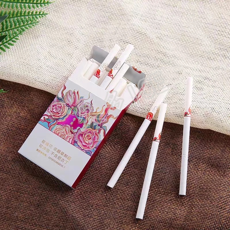 烟形茶非烟 花焰玫瑰香姿女士细长支花香味花烟神韵香姻薄荷 1条茉莉