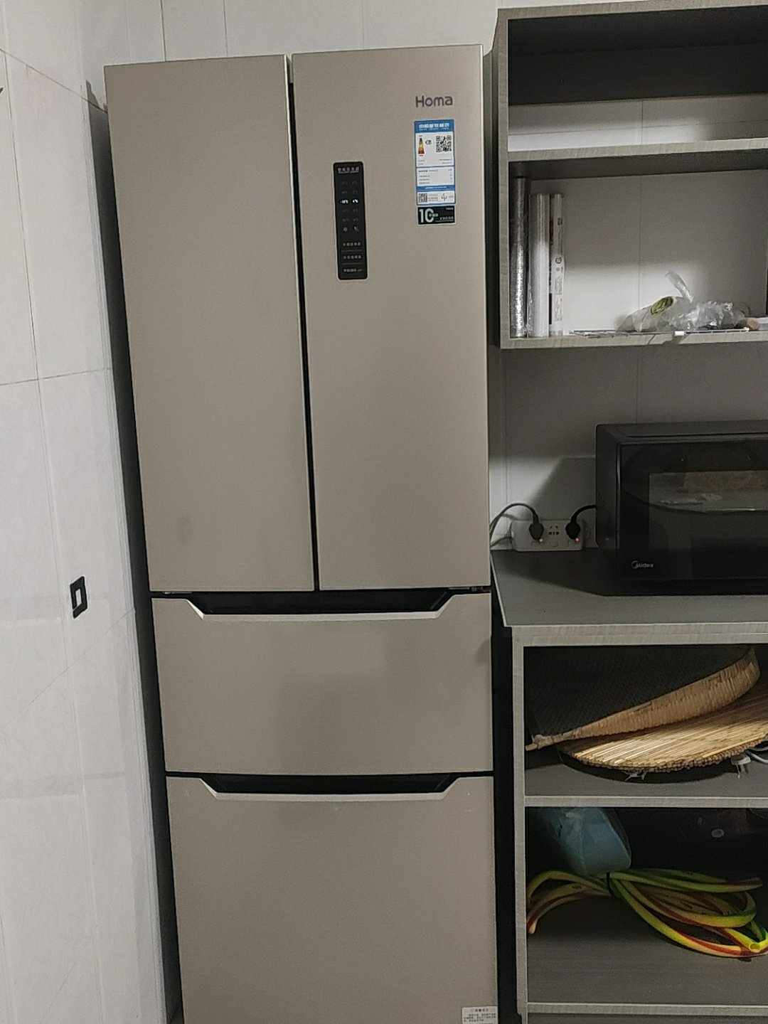 奥马冰箱排水管结构图图片