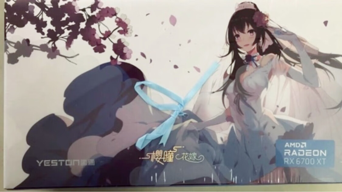 Yeston RX6700XT 樱瞳花嫁モデル 12GB 動作確認済 Yeston RX6700XT 樱瞳花嫁モデル 12GB 動作確認済 Yeston RX6700XT 樱