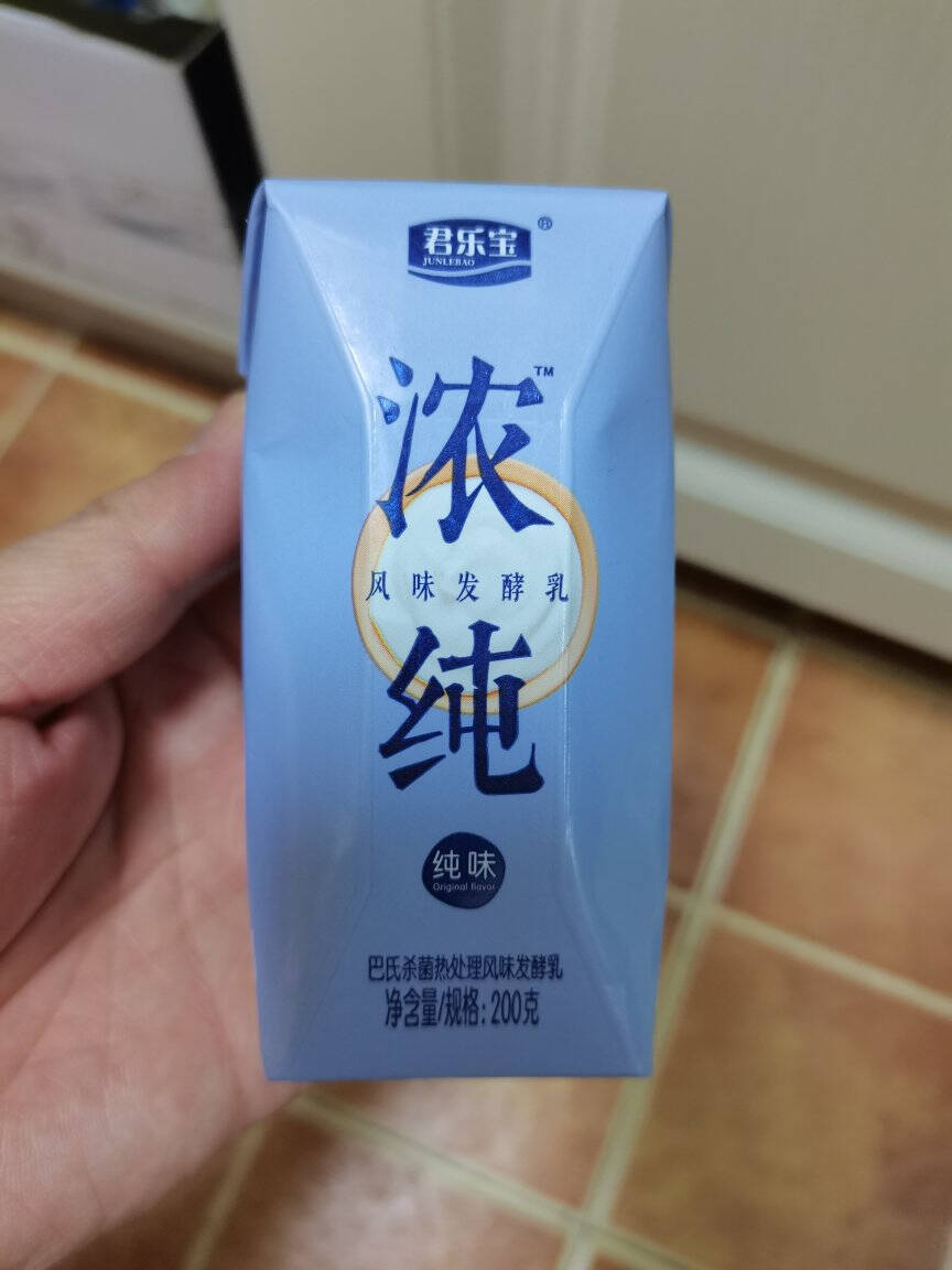 君乐宝(JUNLEBAO)开啡尔益浓常温风味酸奶0添加蔗糖200g*12礼盒装