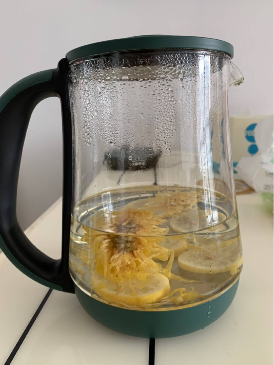 美的(Midea)养生壶煮茶器热水壶烧水壶煮茶壶花茶壶电茶壶迷你带煮蛋器玻璃电水壶智能强效定温丨YS15X1-601