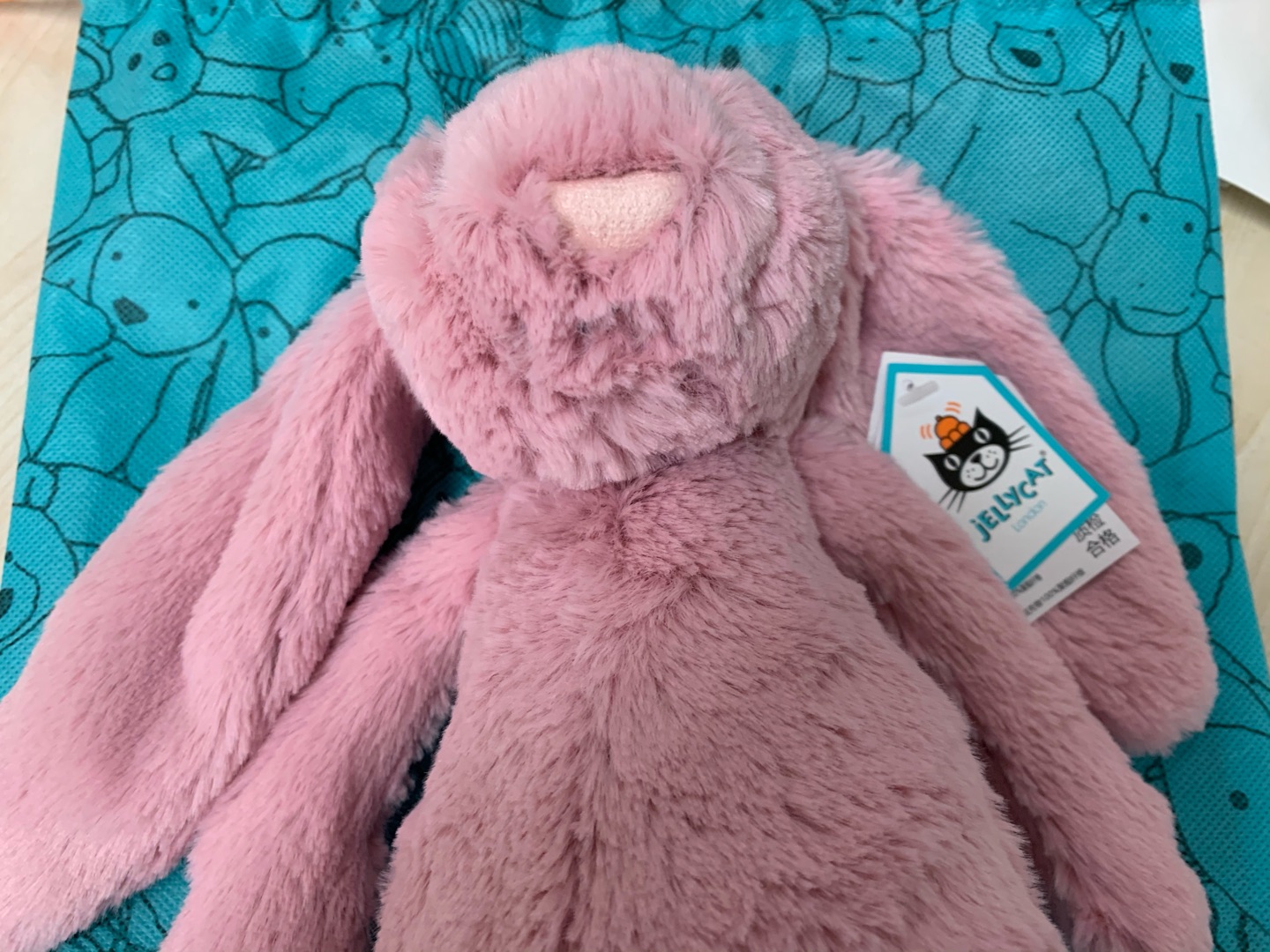 jellycat害羞粉色郁金香网红邦尼兔,200元左右儿童女生亲密礼物