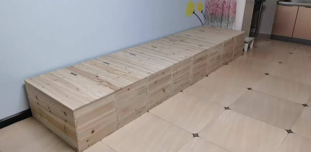 媿魅多功能榻榻米地箱床简易榻榻米地台床拼床木箱子加宽床箱定做500×600mm