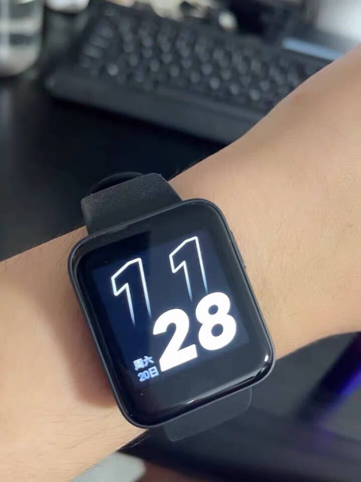 RedmiWatch象牙白智能手表运动监测实时心率追踪多功能NFC智能语音助手轻巧小方屏红米手表