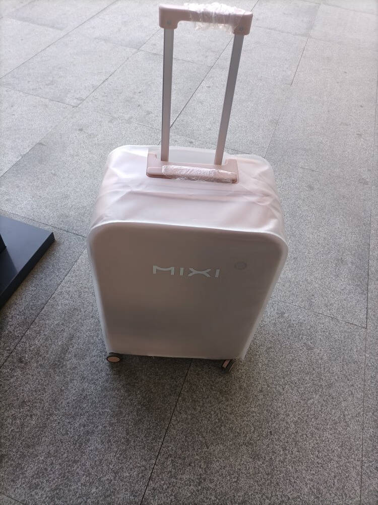 米熙高颜值行李箱女拉杆箱24英寸万向轮旅行密码皮箱女20英寸薄荷绿-磨砂防刮9236
