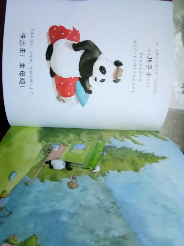这故事很有趣，主人公是一只大熊猫，虽然是外国人画的，但是满满的中国风