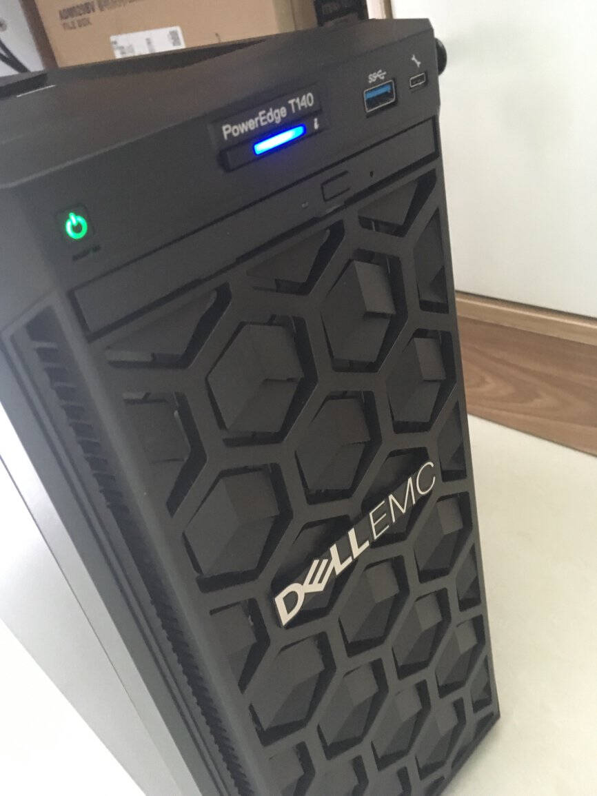 戴尔(DELL)T40/T140台式服务器小型塔式机金蝶用友财务软件ERP电脑主机整机商务台式机T140(E-22243.4G4核4线程)8G内存|1T硬盘|三年联保