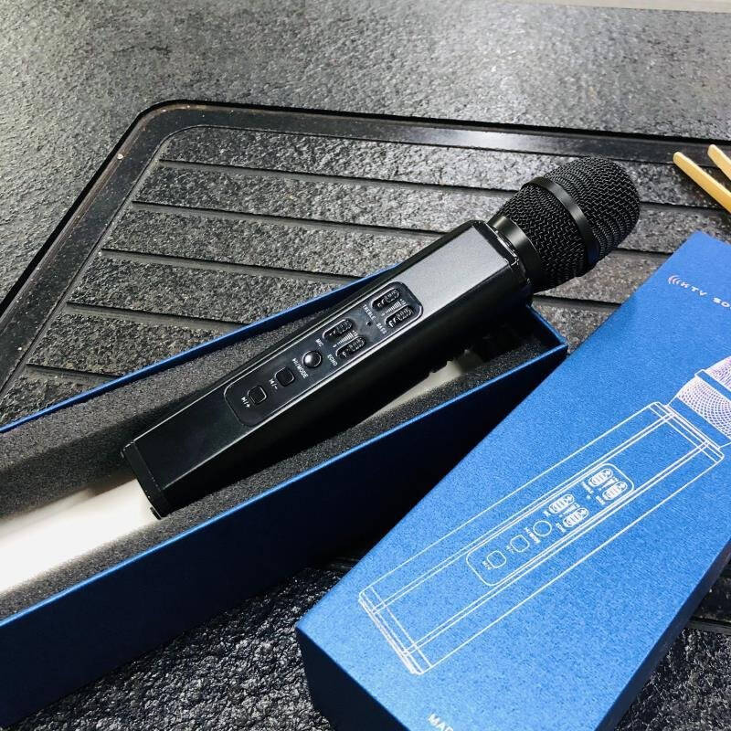 无线话筒音响一体麦克风全民k歌神器家庭ktv蓝牙电视电脑手机唱歌直播声卡套装会议扩音器小蜜蜂蒙奇奇【高雅黑】全民K歌/唱吧专用次日达·四大喇叭|超长续航|精美礼盒