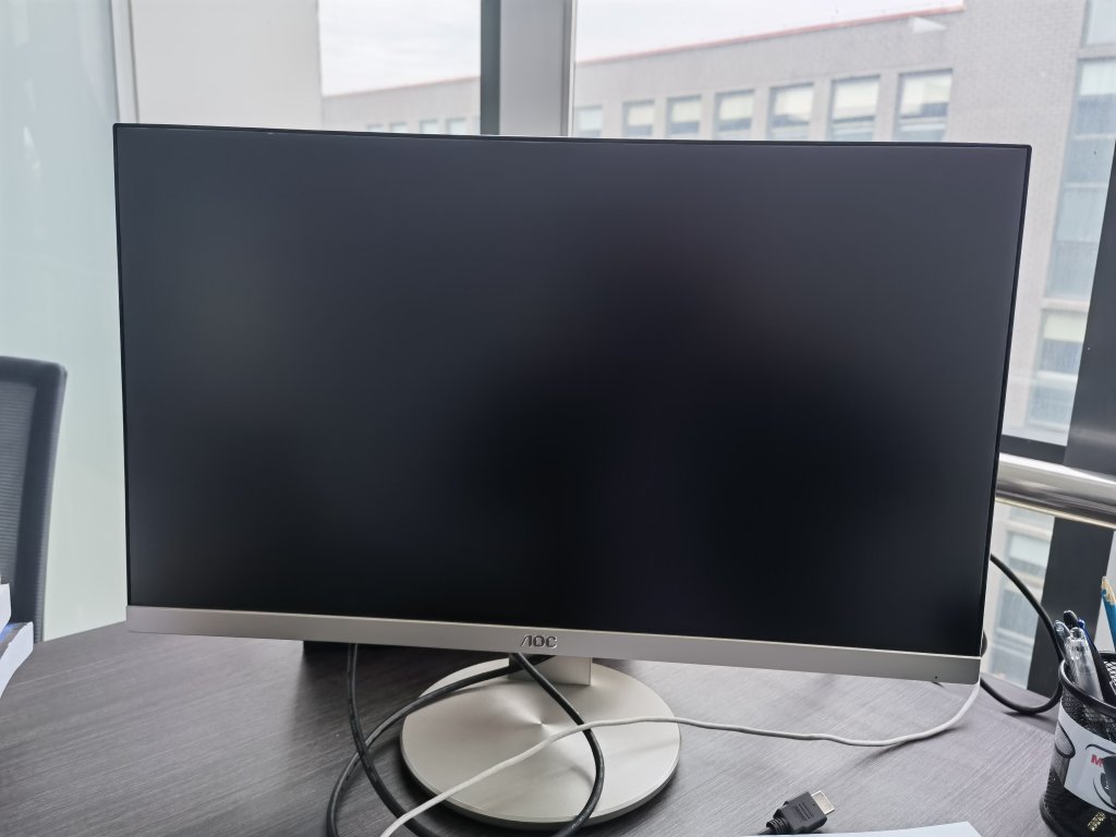 aoc旋转升降电脑显示器typec接口办公节能用