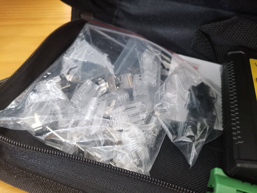 万级(WANJEED)网线钳七类钳子套装5/6/7a类燕尾夹专用水晶头穿孔式压线钳RJ45网线测试仪工具包WJ-1988B