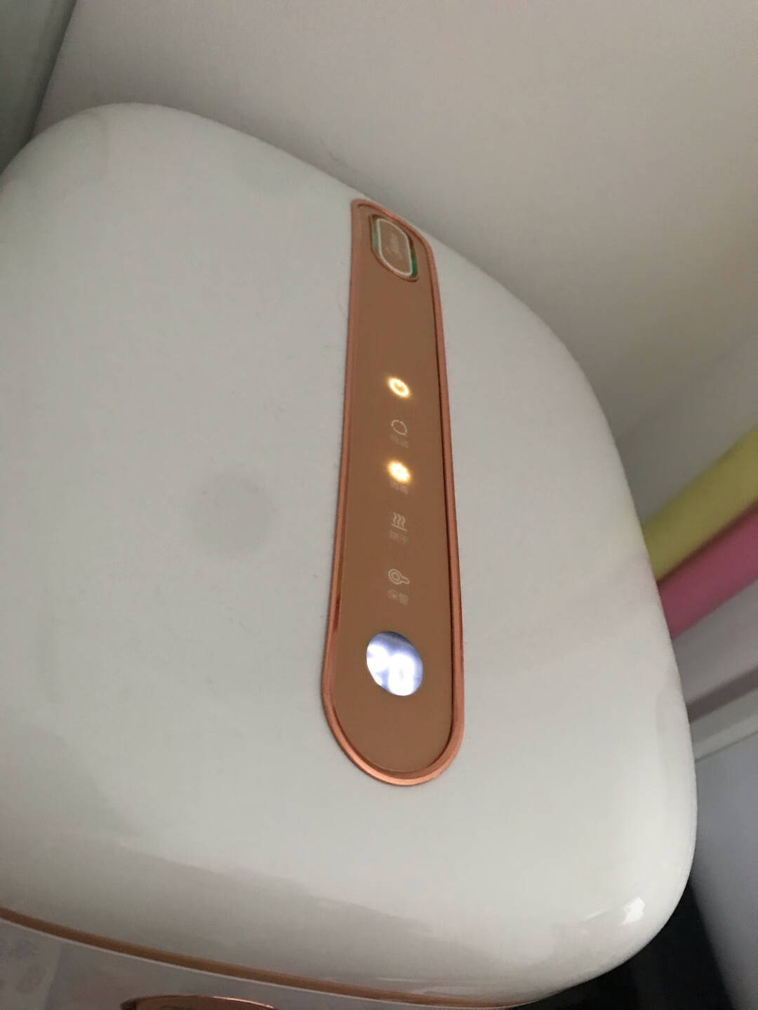 美的(Midea)内衣消毒盒带烘干机二合一紫外线杀菌玩具用品内裤消毒机杀菌器(高端款皎月白)MH-DXW01
