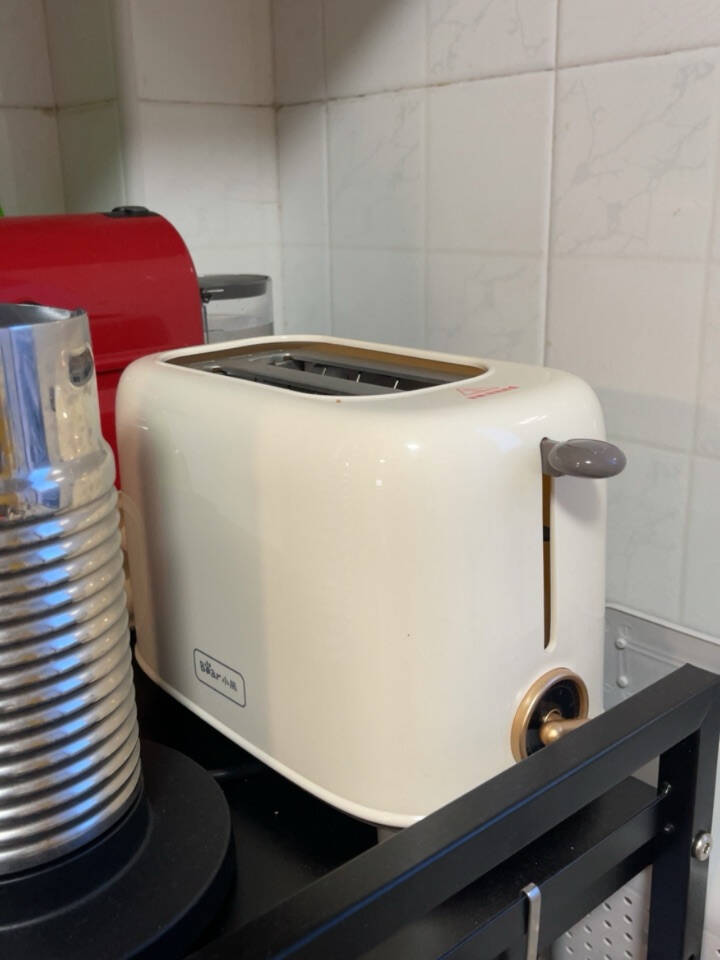 小熊（bear)面包机多士炉可视炉窗烤面包片机早餐轻食机家用多功能2片双面速烤吐司机DSL-C02P8
