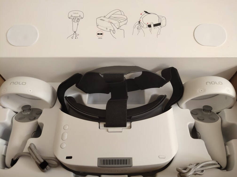 NOLOSonicVR一体机vr眼镜虚拟现实VR体感游戏机宽频振动马达全尺寸真4K心率监测无线串流SteamVR