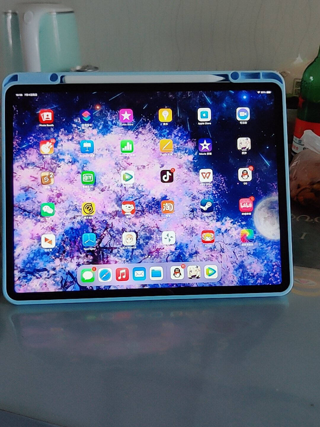 AppleiPadPro12.9英寸平板电脑2021年新款(256GWLAN版/M1芯片Liquid视网膜XDR屏/MHNH3CH/A)深空灰色