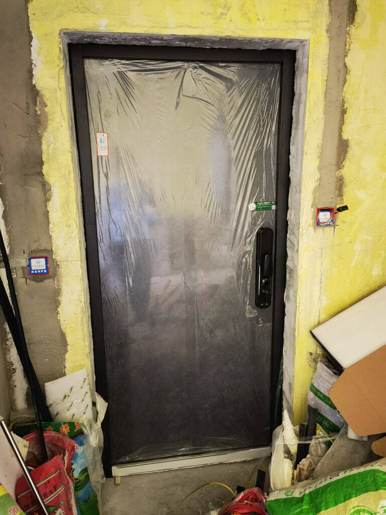 WL王力甲级安全进户门防盗门高端别墅子母单门GL-058家用定制单门指纹锁【开向定制请联系客服】