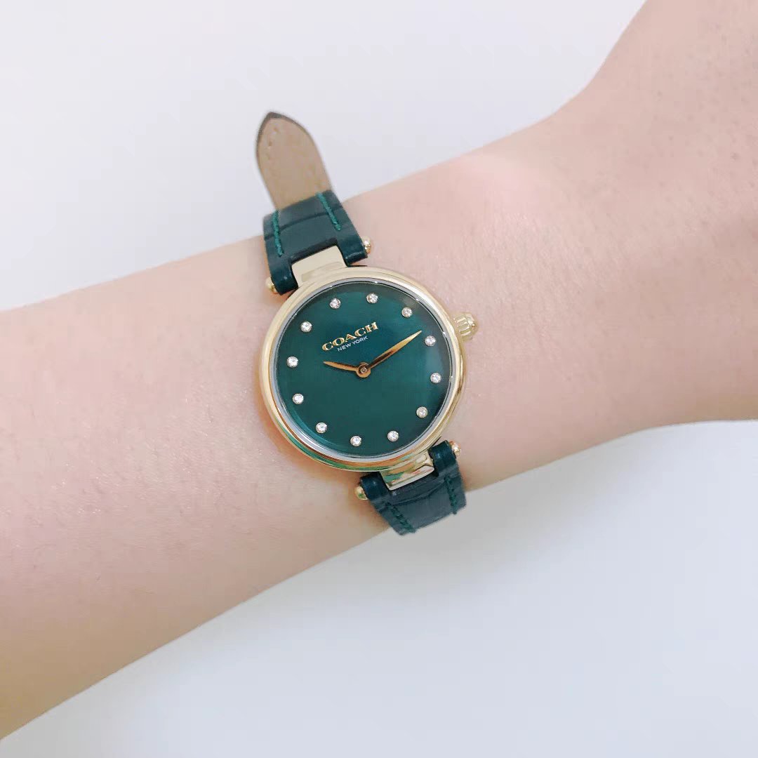 蔻驰park系列女士腕表人造水晶镶钻2000元女生礼物