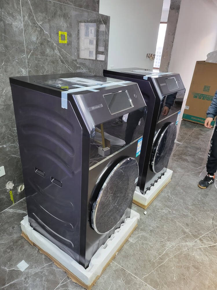 海信(Hisense)分区洗衣机全自动滚筒12公斤三筒大容量智投除菌筒自洁WIFI智能物联直驱变频HG12143YDI