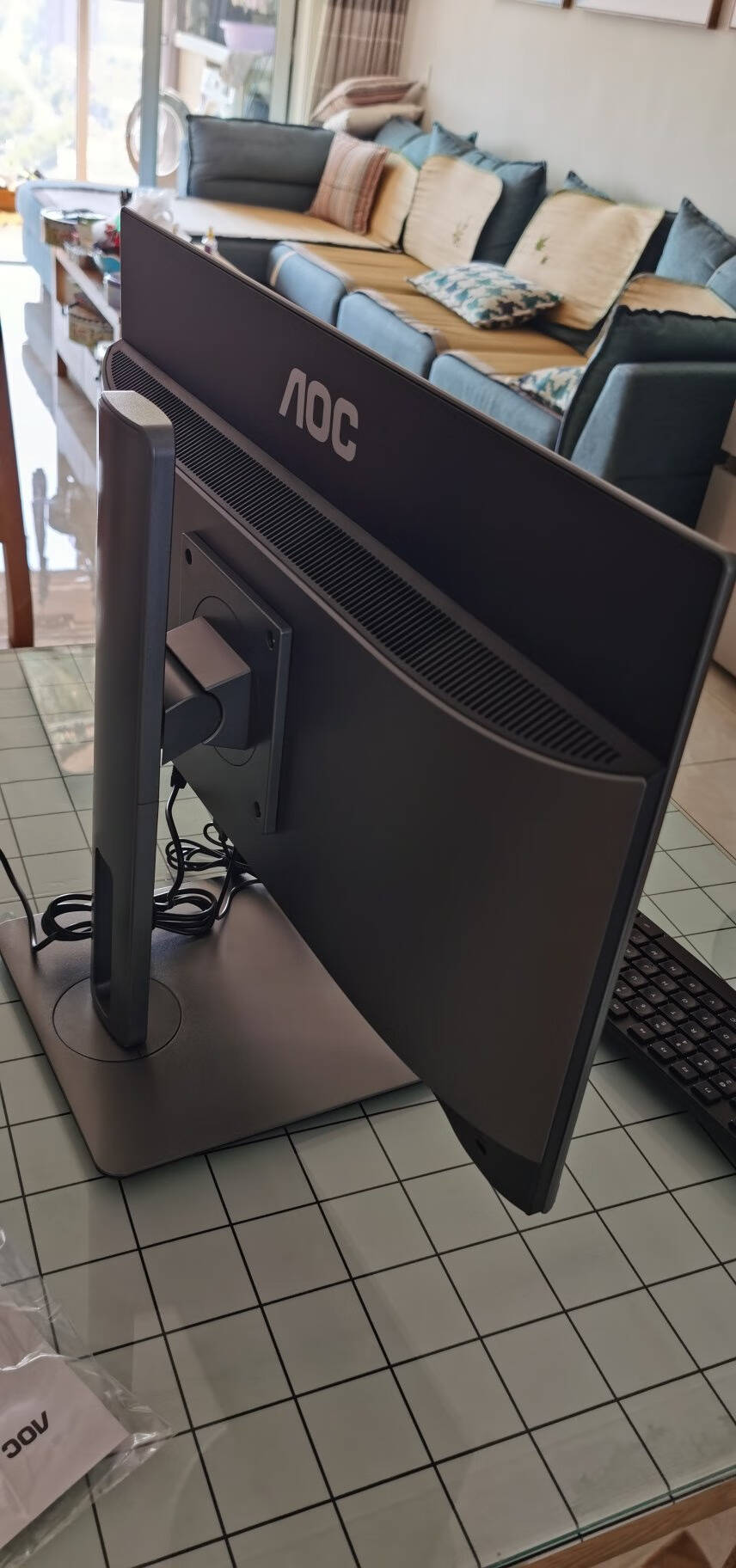 AOCAIO大师73423.8英寸高清办公一体机电脑台式主机(11代四核IntelN50958G256GSSD双频WiFi3年上门)