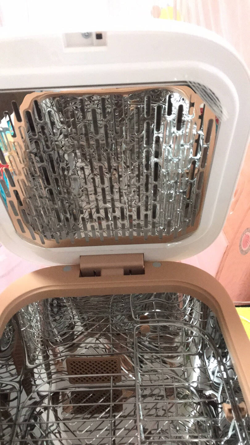 美的(Midea)内衣消毒盒带烘干机二合一紫外线杀菌玩具用品内裤消毒机杀菌器(高端款皎月白)MH-DXW01