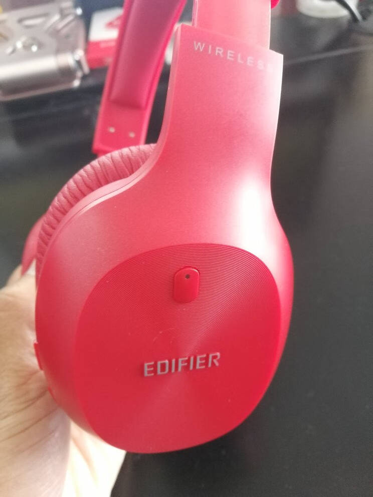 漫步者（EDIFIER）W800BTPlus头戴式立体声蓝牙耳机音乐耳机手机耳机通用苹果华为小米烈焰红