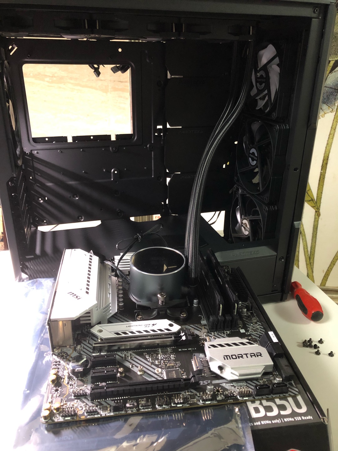 phanteks追风者p500aph-ec500atg,追风者侧透水冷,追风者双重防尘