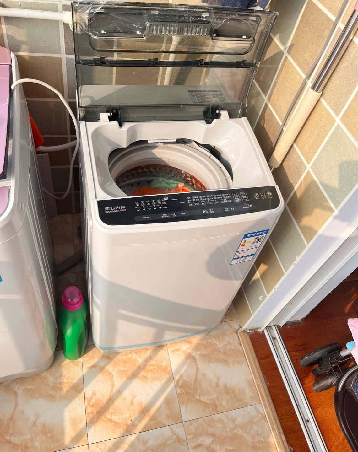 荣事达（Royalstar）全自动波轮洗衣机家用租房节能大容量一键脱水蓝光7.5KG节能省水租房利器