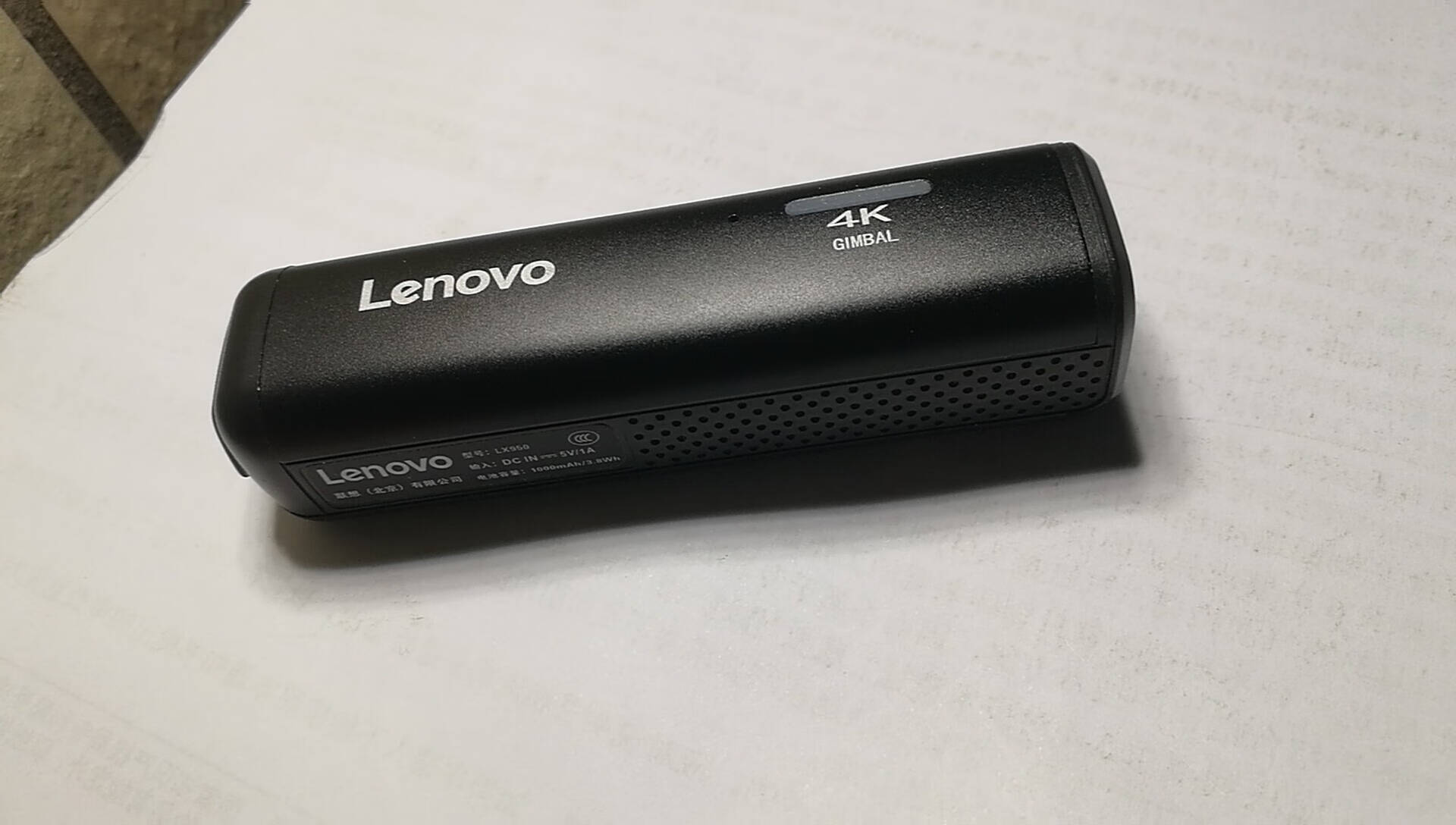 联想（Lenovo）Lx950头戴式摄像机4K云台防抖运动相机便携式vlog短视频钓鱼直播骑行户外黑色（云台版）LX95032G炭黑色