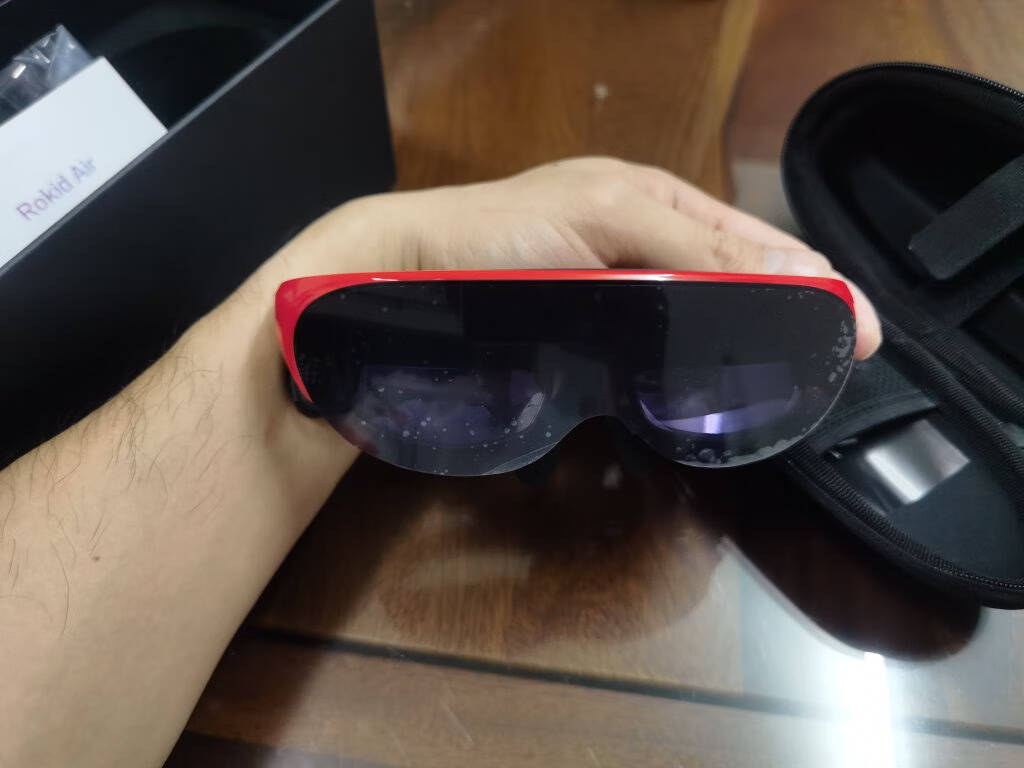 ROKIDAir若琪智能眼镜AR眼镜手机电脑投屏眼镜非VR一体机折叠游戏3D观影大屏显示器RokidAir宝石红