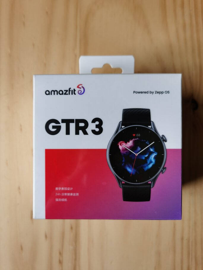 Amazfit跃我GTR3曜石黑超长续航50米防水心率监测智能运动手表男女华米科技出品
