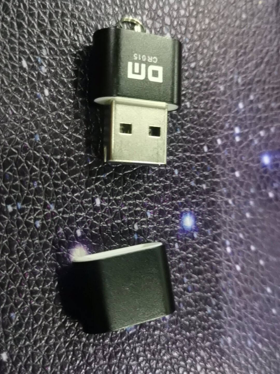 大迈（DM）USB读卡器CR015支持手机行车记录仪监控TF（MicroSD）存储卡