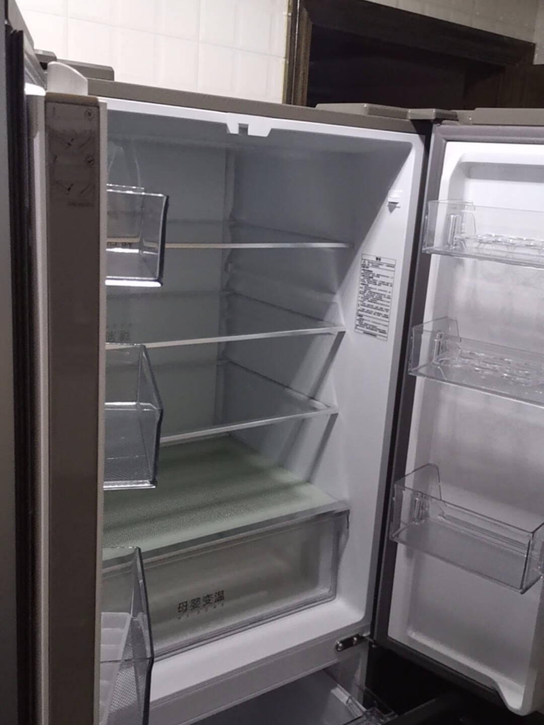 海尔（Haier）冰箱四开门405升法式多门变频风冷无霜家用冰箱一级能效上海地区预计25日发出BCD-405WBPZU1