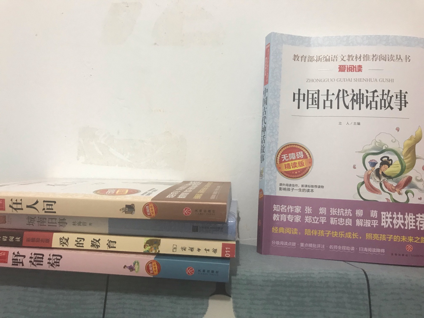 有活动，一下买了好几本书，有小孩子看的，有自己看的，虽然年龄不再小，但是看看童话书能满足一下自己的童心，平时看的的书太功利，看小孩子的书才是纯粹的感觉