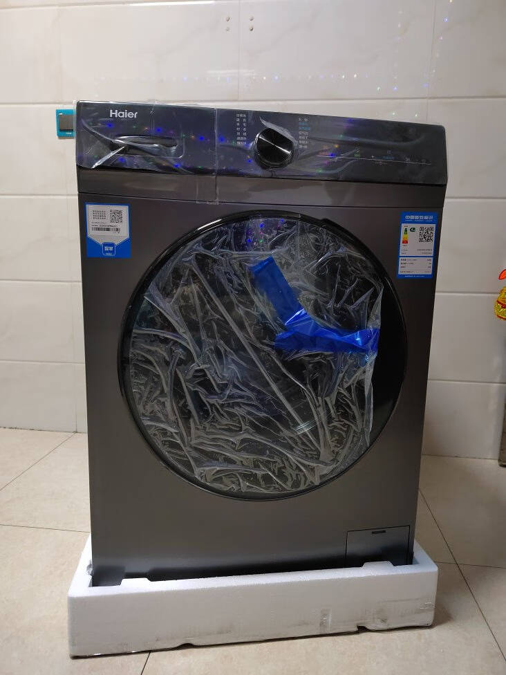 海尔（Haier）滚筒洗衣机全自动10KG智能投放蒸汽除菌洗烘一体香薰洗EG100HPLUS6SU1