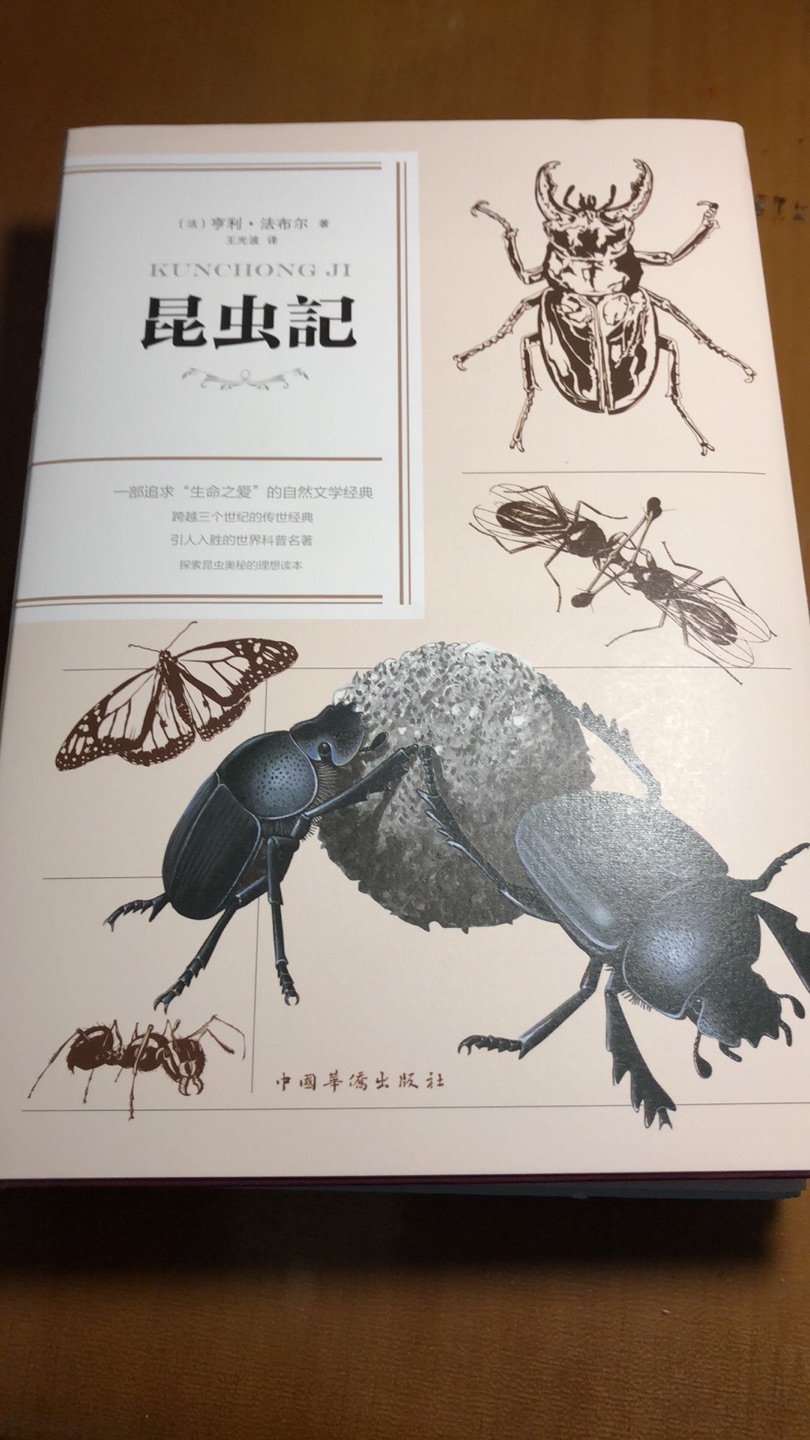 书本就不必多说了，法布尔的昆虫记，很有趣的书籍。印刷精美，附有彩图，九十九十本买的，凑单买的还不错！