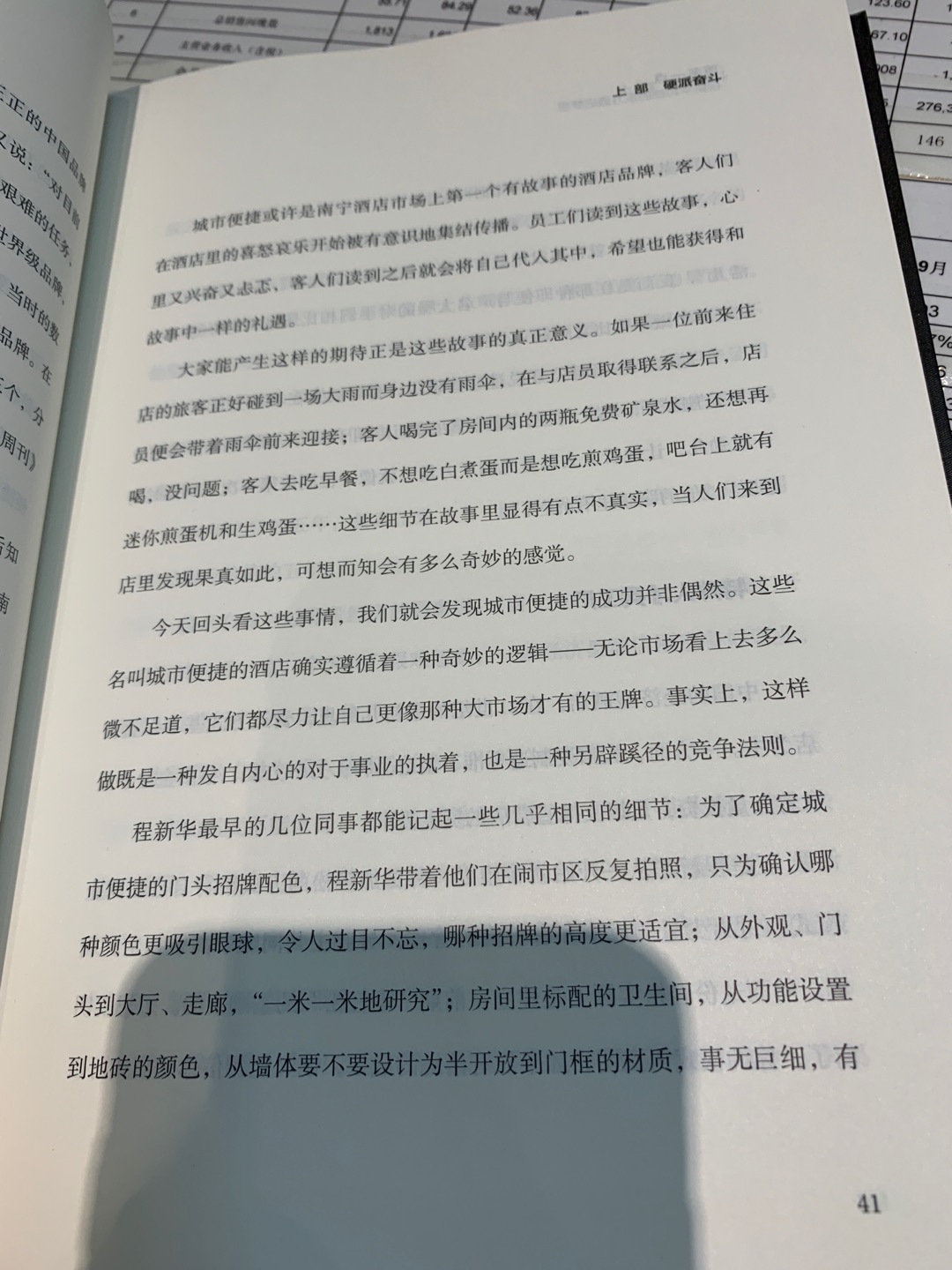 书是好书，一拿到手就迫不及待拜读。书中详细阐述了东呈发展的一点一滴。从小地方起步，壮大到全国乃至进军国外到如今中国酒店集团五强。走到地头，撅起屁股、头拱地、练绝活。职业者一定要有绝活才能生存，别人不可替代，或者替代成本很高。这些都是从书中所学到的理论方法。也是本书给予我的感悟，建议大家拜读。特别是酒店从业刚起步人员，应该会有帮助。