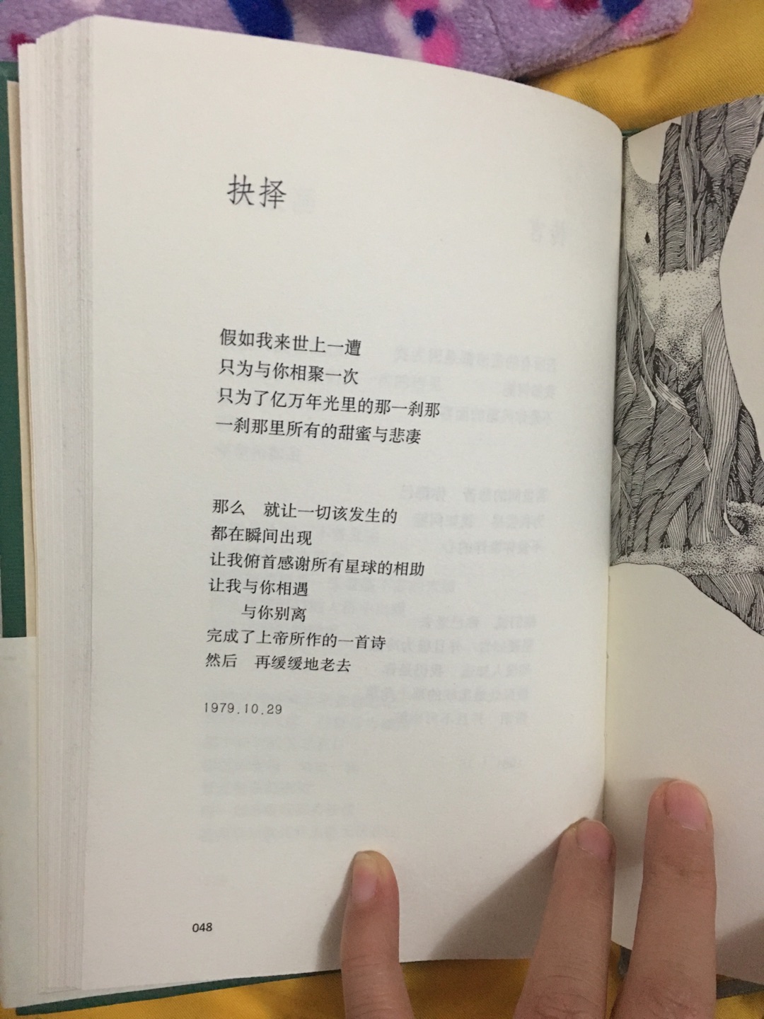 早年看过席慕蓉的诗，还有工笔插图，很是精致。这次买了全集，想细细品读作为画家的才女别具一格的作品。