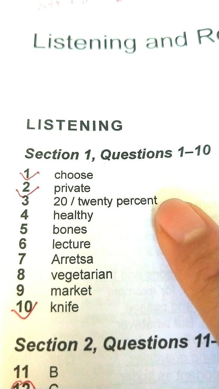 听力test1 section1 第三题原文读作twenty percent.为啥答案给的是20  并且没标注百分比符号啊？考试的时候不是需要加单位吗？！！哪位大神知道能不能告诉我一下
