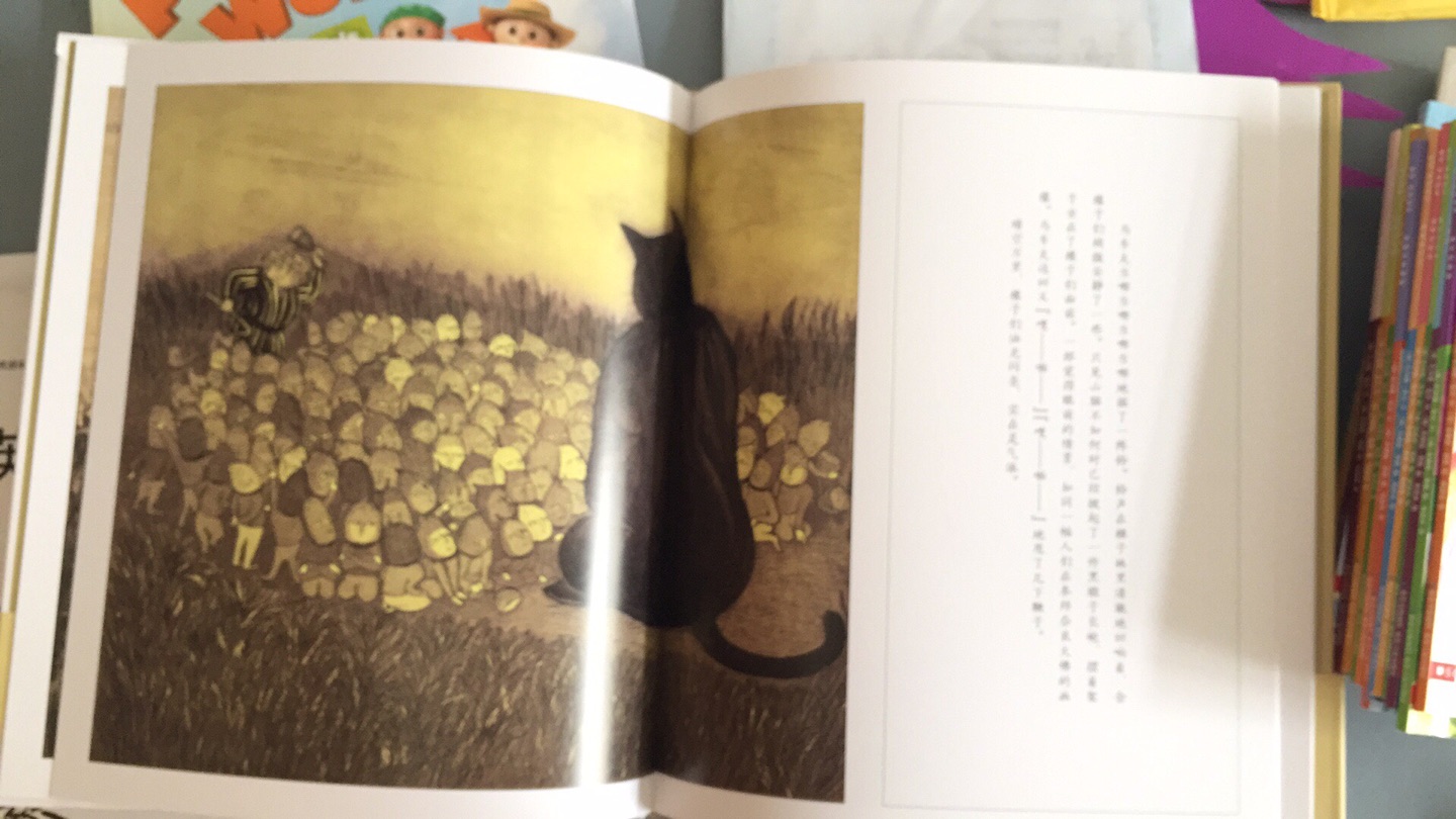 宫泽贤治的小童话很赞 绘本打开几乎没什么味道 孩子很喜欢看